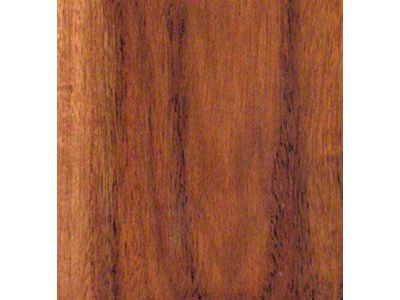 RETROLINER Real Wood Bed Liner; Black Walnut Wood; HydroShine Finish; Polished Stainless Punched Bed Strips (99-06 Sierra 1500 Fleetside w/ 6.50-Foot Standard Box)