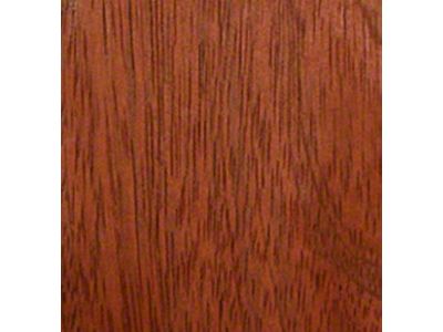 RETROLINER Real Wood Bed Liner; Brazillian Cherry Wood; HydroSatin Finish; Polished Stainless Punched Bed Strips (99-06 Sierra 1500 Fleetside w/ 6.50-Foot Standard Box)