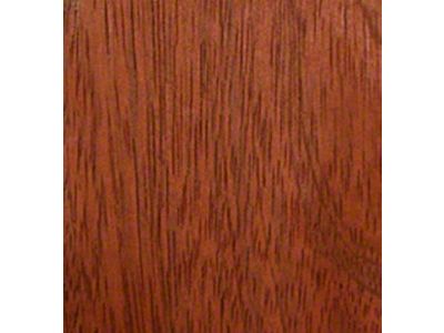 RETROLINER Real Wood Bed Liner; Brazillian Cherry Wood; HydroSatin Finish; Polished Stainless Punched Bed Strips (19-25 Sierra 1500 w/ 6.50-Foot Standard Box)