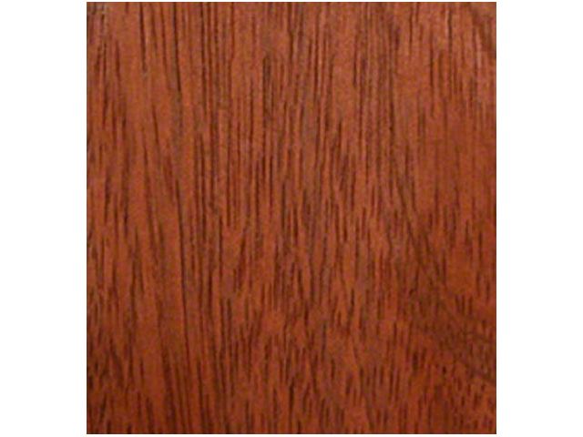 RETROLINER Real Wood Bed Liner; Brazillian Cherry Wood; HydroSatin Finish; Mild Steel Punched Bed Strips (19-24 Sierra 1500 w/ 6.50-Foot Standard Box)