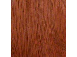 RETROLINER Real Wood Bed Liner; Brazillian Cherry Wood; HydroShine Finish; Polished Stainless Punched Bed Strips (14-18 Sierra 1500 w/ 5.80-Foot Short Box)