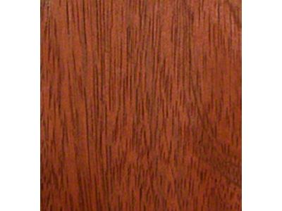 RETROLINER Real Wood Bed Liner; Brazillian Cherry Wood; HydroShine Finish; Polished Stainless Punched Bed Strips (19-25 Sierra 1500 w/ 6.50-Foot Standard Box)