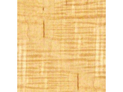 RETROLINER Real Wood Bed Liner; Curly Maple Wood; HydroSatin Finish; Polished Stainless Punched Bed Strips (04-06 Sierra 1500 w/ 5.80-Foot Short Box)