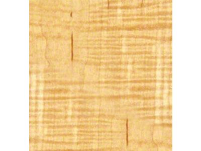 RETROLINER Real Wood Bed Liner; Curly Maple Wood; HydroSatin Finish; Mild Steel Punched Bed Strips (14-18 Sierra 1500 w/ 5.80-Foot Short Box)