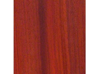 RETROLINER Real Wood Bed Liner; Paduak Wood; HydroSatin Finish; Polished Stainless Punched Bed Strips (99-06 Sierra 1500 Fleetside w/ 6.50-Foot Standard Box)