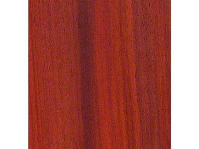 RETROLINER Real Wood Bed Liner; Paduak Wood; HydroSatin Finish; Polished Stainless Punched Bed Strips (14-18 Sierra 1500 w/ 5.80-Foot Short Box)