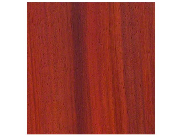 RETROLINER Real Wood Bed Liner; Paduak Wood; HydroSatin Finish; Mild Steel Punched Bed Strips (14-18 Sierra 1500 w/ 5.80-Foot Short Box)