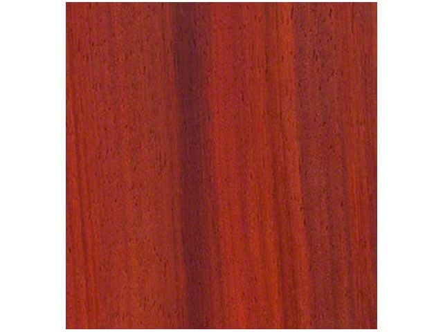 RETROLINER Real Wood Bed Liner; Paduak Wood; HydroSatin Finish; Mild Steel Punched Bed Strips (19-24 Sierra 1500 w/ 6.50-Foot Standard Box)