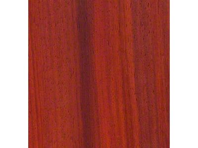 RETROLINER Real Wood Bed Liner; Paduak Wood; HydroShine Finish; Polished Stainless Punched Bed Strips (07-13 Sierra 1500 w/ 5.80-Foot Short Box)