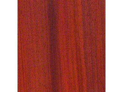 RETROLINER Real Wood Bed Liner; Paduak Wood; HydroShine Finish; Mild Steel Punched Bed Strips (19-24 Sierra 1500 w/ 6.50-Foot Standard Box)
