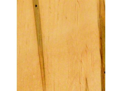 RETROLINER Real Wood Bed Liner; Wormy Maple Wood; HydroSatin Finish; Mild Steel Punched Bed Strips (19-25 Sierra 1500 w/ 6.50-Foot Standard Box)