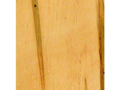 RETROLINER Real Wood Bed Liner; Wormy Maple Wood; HydroShine Finish; Mild Steel Punched Bed Strips (99-06 Sierra 1500 Fleetside w/ 6.50-Foot Standard Box)