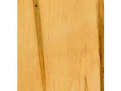 RETROLINER Real Wood Bed Liner; Wormy Maple Wood; HydroShine Finish; Polished Stainless Punched Bed Strips (14-18 Sierra 1500 w/ 5.80-Foot Short Box)