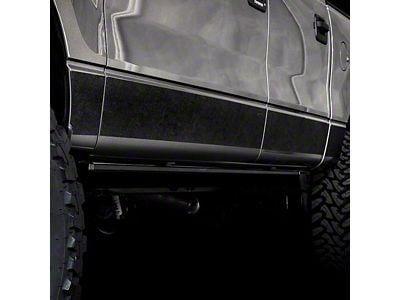 Rocker Armor Kit; Black (14-18 Sierra 1500 Crew Cab w/ 5.80-Foot Short Box)