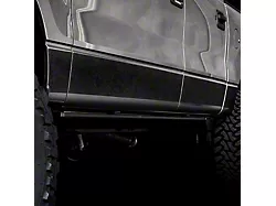 Rocker Armor Kit; Black (14-18 Sierra 1500 Regular Cab w/ 6.50-Foot Standard Box)