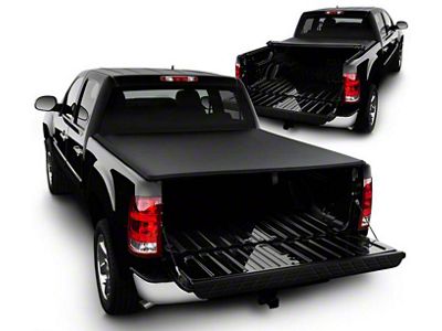 Roll Up Style Tonneau Cover; Black (99-06 Sierra 1500 w/ 5.80-Foot Short & 6.50-Foot Standard Box)