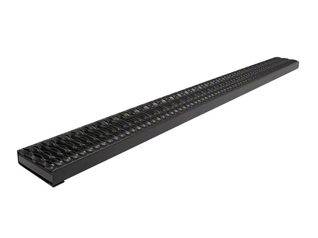Rough Step Running Boards without Mounting Brackets; Steel (99-24 Sierra 1500 Extended/Double Cab)