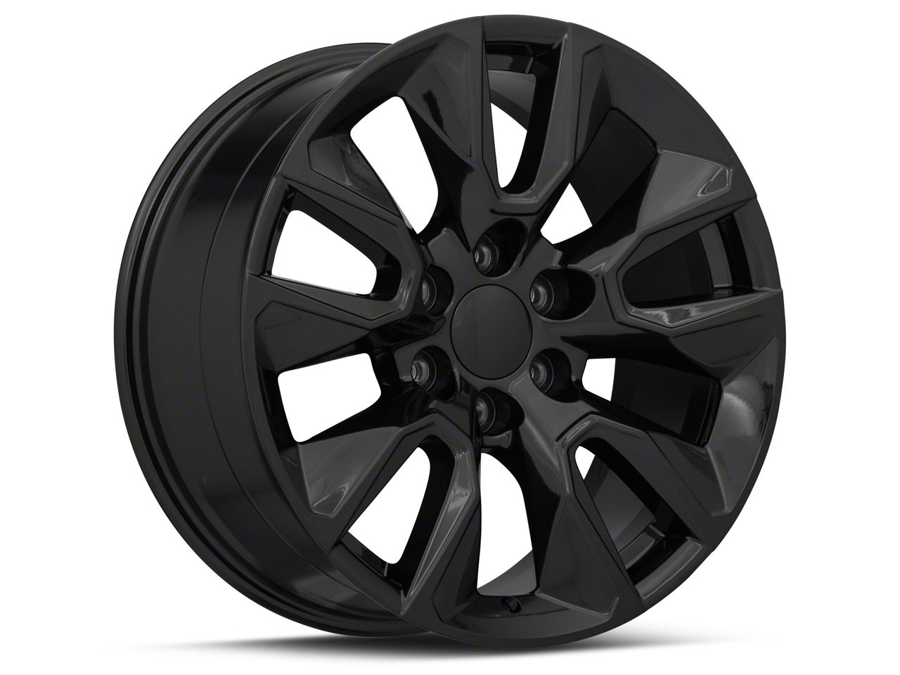 Sierra 1500 RST Style Black 6-Lug Wheel; 20x9; 28mm Offset