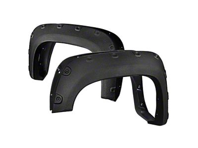 Rugged Fender Flares; Textured Black (07-13 Sierra 1500)