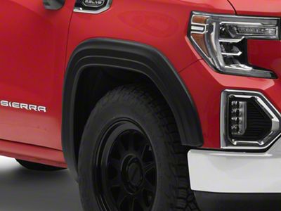 EGR Rugged Look Level 1 Fender Flares; Matte Black (19-24 Sierra 1500)