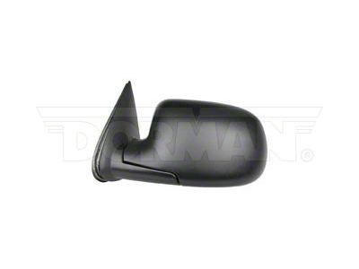 Sail Mount Manual Non-Heated Side Mirror; Driver Side; Black (99-06 Sierra 1500)