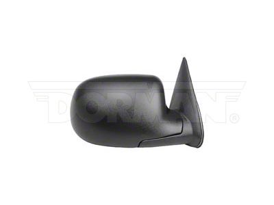 Sail Mount Manual Non-Heated Side Mirror; Passenger Side; Black (99-06 Sierra 1500)