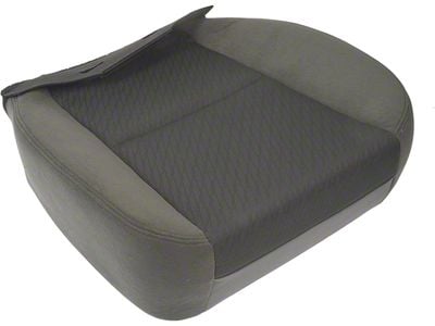 Seat Bottom Cushion and Cover Kit; Front Driver Side; Black (07-14 Sierra 1500)