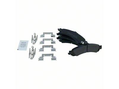 Semi-Metallic Brake Pads; Front and Rear (02-06 Sierra 1500 w/ Quadrasteer)