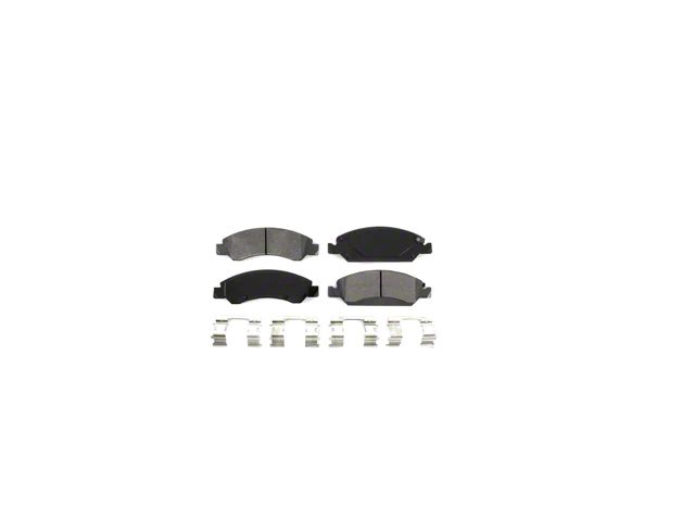 Semi-Metallic Brake Pads; Front Pair (07-18 Sierra 1500)