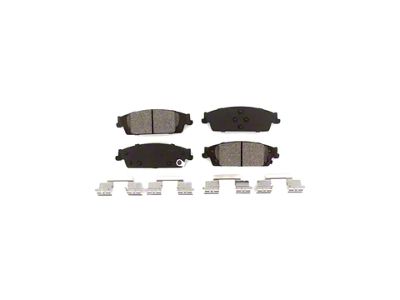 Semi-Metallic Brake Pads; Rear Pair (14-18 Sierra 1500)