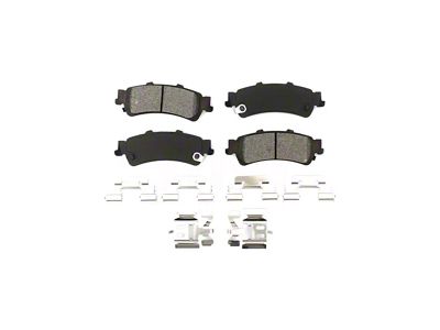 Semi-Metallic Brake Pads; Rear Pair (99-06 Sierra 1500 w/ Single Piston Rear Calipers)