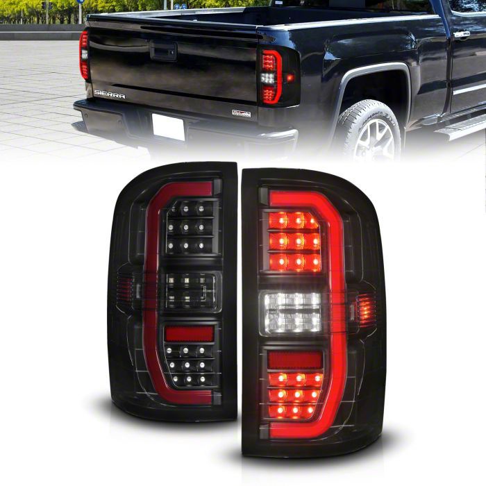Chevy/Gmc C/K Silverado/Cheyenne/Sierra Black Smoke Led Tail Lights La &ndash; Dynamic Performance Tuning