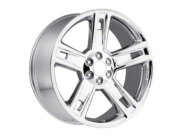 Silverado Replica Chrome 6-Lug Wheel; 22x9; 24mm Offset (19-24 Sierra 1500)