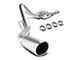 Single Exhaust System with Polished Tip; Side Exit (07-13 4.8L Sierra 1500)