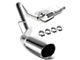 Single Exhaust System with Polished Tip; Side Exit (07-13 5.3L Sierra 1500)