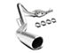 Single Exhaust System with Polished Tip; Side Exit (07-13 6.0L Sierra 1500)