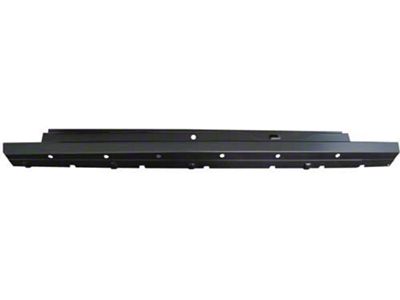 Slip On Rocker with Sills; Driver Side (07-13 Sierra 1500 Extended Cab)