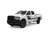 Speed Side Stripes; Matte Black (07-26 Sierra 1500)
