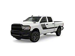 Speed Side Stripes; Matte Black (07-25 Sierra 1500)