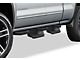 Square Tube Drop Style Nerf Side Step Bars; Matte Black (07-18 Sierra 1500 Extended/Double Cab)