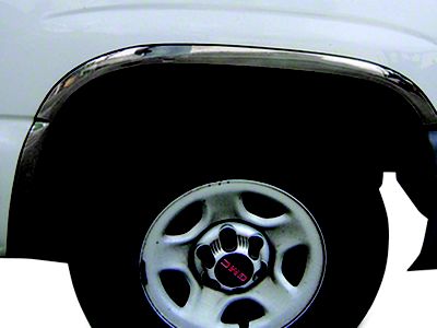 Stainless Steel Fender Trim; Polished (99-06 Sierra 1500 Fleetside)