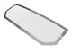 Stainless Steel Rivet Upper Grille Insert; Chrome (16-18 Sierra 1500)