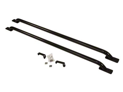 Go Rhino Stock Pocket Bed Rails; Black (14-18 Sierra 1500 w/ 6.50-Foot Standard Box)