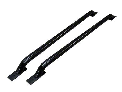 Go Rhino Stake Pocket Bed Rails; Black (99-06 Sierra 1500 w/ 6.50-Foot Standard Box)