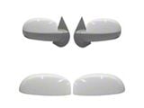 Standard Mirror Covers; Summit White (07-13 Sierra 1500)