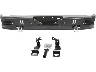 Step Bumper; Rear (14-18 Sierra 1500)