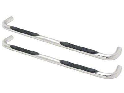 E-Series 3-Inch Nerf Side Step Bars; Stainless Steel (14-18 Sierra 1500 Crew Cab)
