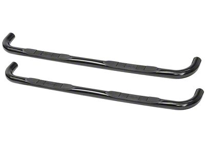 E-Series 3-Inch Nerf Side Step Bars; Black (14-18 Sierra 1500 Crew Cab)
