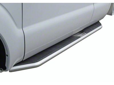 STX300 Running Boards; Stainless Steel (19-25 Sierra 1500 Double Cab)