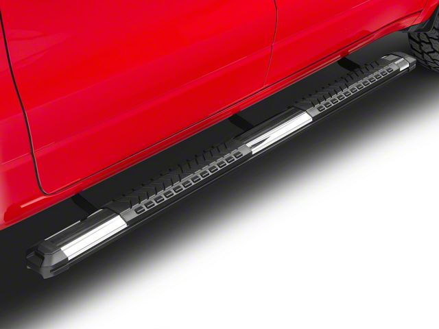 Summit Running Boards; Stainless Steel (19-24 Sierra 1500 Double Cab)